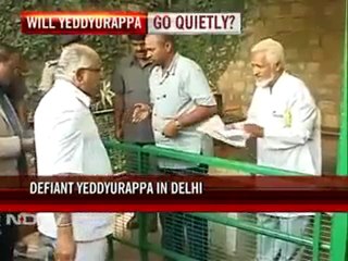 Question of resigning doesn’t arise, says Yeddyurappa in Delhi
