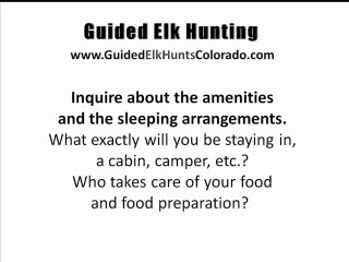 Guided Elk Hunts In Colorado - How To Find A Guide