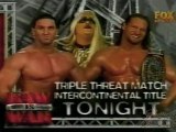 Ken Shamrock vs. Goldust vs. Val Venis - IC Title Triple Threat Match - Raw - 3/1/99