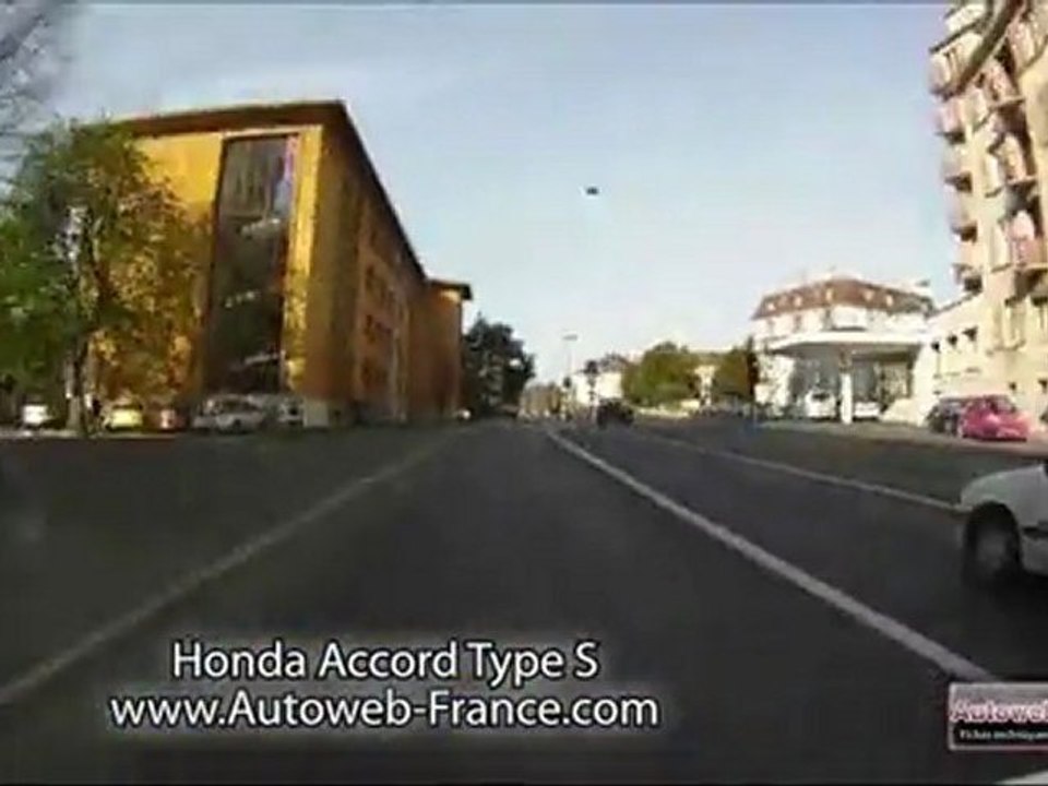 Essai Honda Accord Type S - Autoweb-France