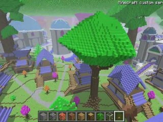 Darnassus épique version MineCraft