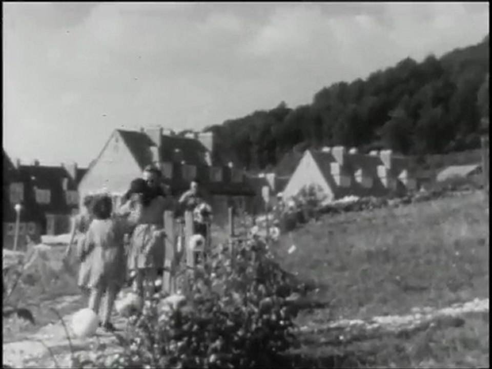 Des maisons et des hommes 1953 réalisateurs : Pierre Jallaud, François Villiers reconstruction après la seconde guerre mondiale conception modernes de l'architecture mdd tv