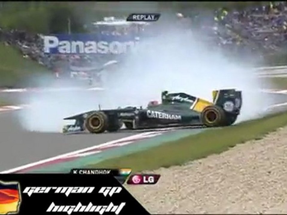 Formula 1 2011 German Grand Prix Highlight