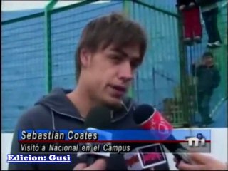 Sebastián Coates - Visito a Nacional en el Campus