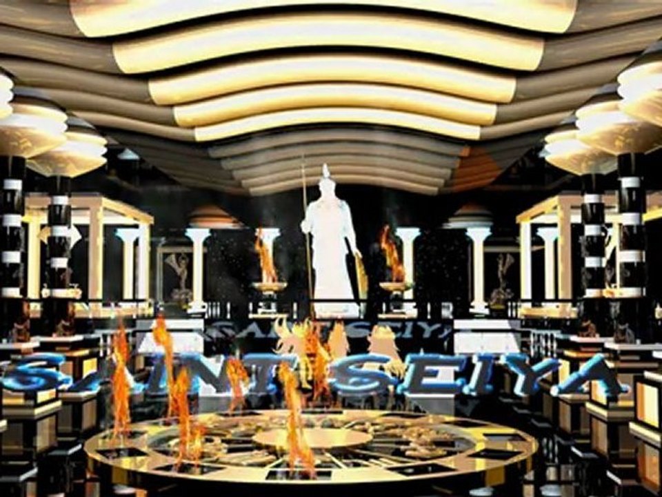 intro saint seiya sur cinema 4 d