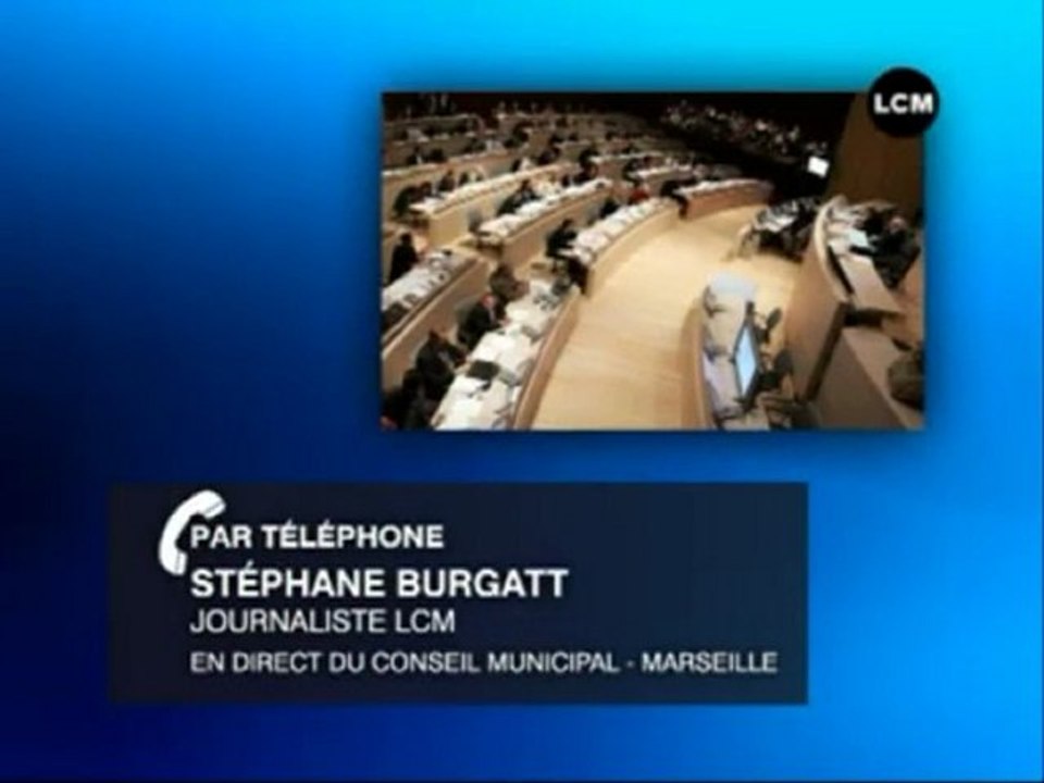 Tensions au conseil municipal de Marseille