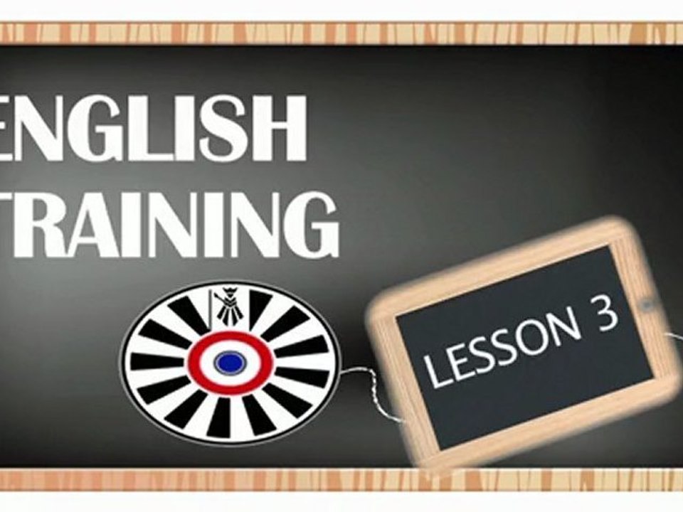 English Lesson 3