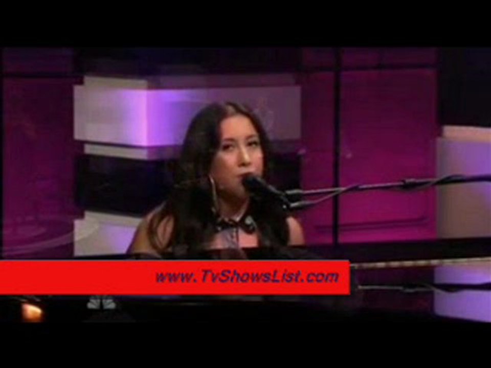 The Tonight Show with Jay Leno Season 19 Episode 135 'Vanessa Carlton' 2011