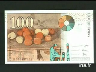 reportage TV sur le nouveau billet de 100 francs