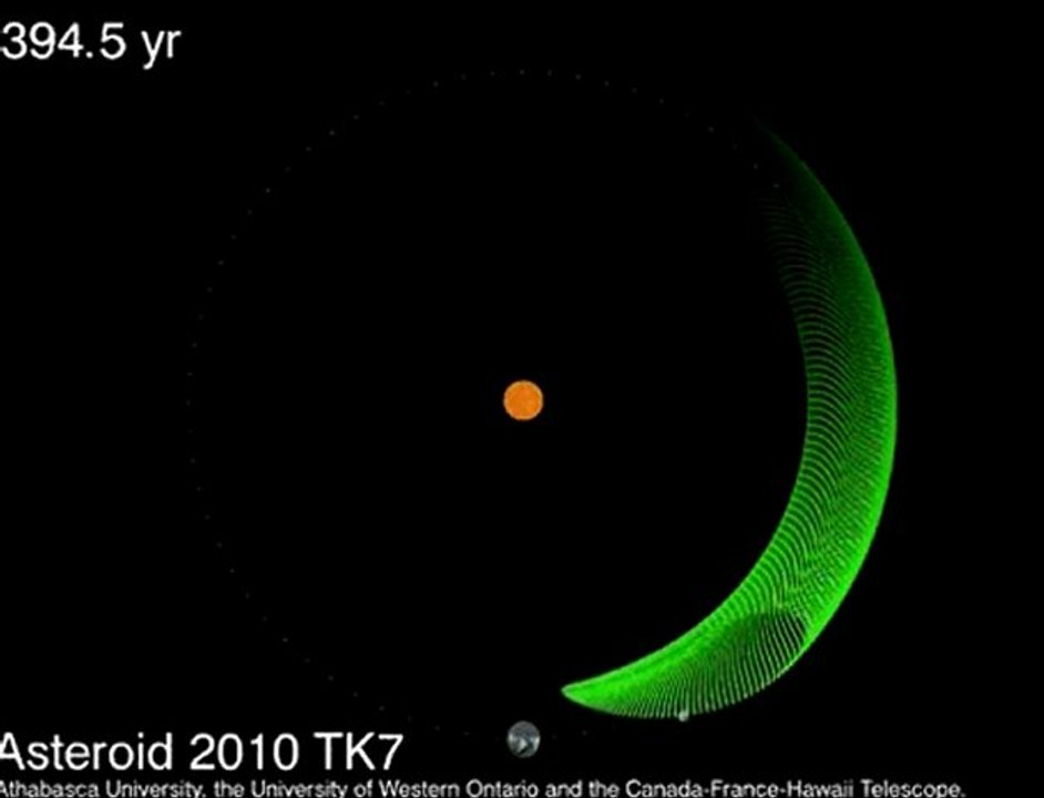Earths first Trojan asteroid 2010 TK7 orbit [www.keepvid.com]
