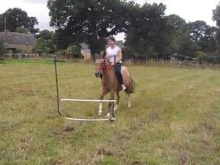 Saut a cru avec flamme.