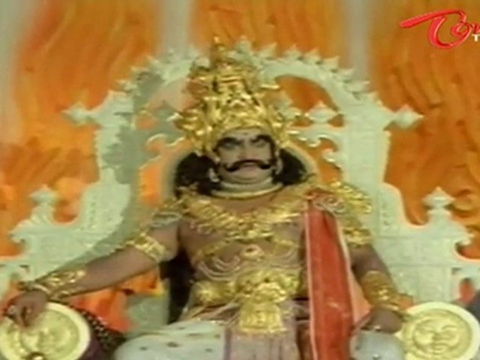 Kaikala Satya Narayana As Yamadharma Raja Comedy In Hell
