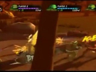 TMNT Turtles in Time Re-Shelled - 4 players Playthrough Part 2