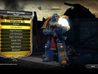 Trailers: Warhammer 40k: Space Marine - Multiplayer Customization