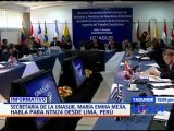 Secretaria de Unasur, María Emma Mejía, habla para NTN24 sobre la posesión de Ollanta Humala
