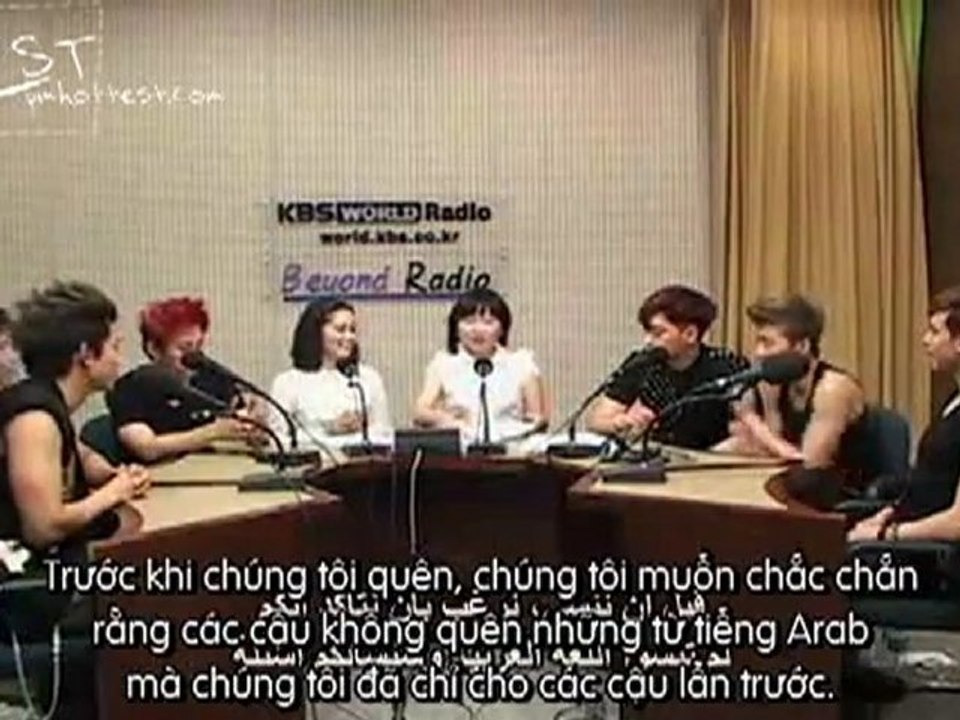 [Vietsub - 2ST] KBS WORLD Radio Arabic Interview With 2PM_2_clip0