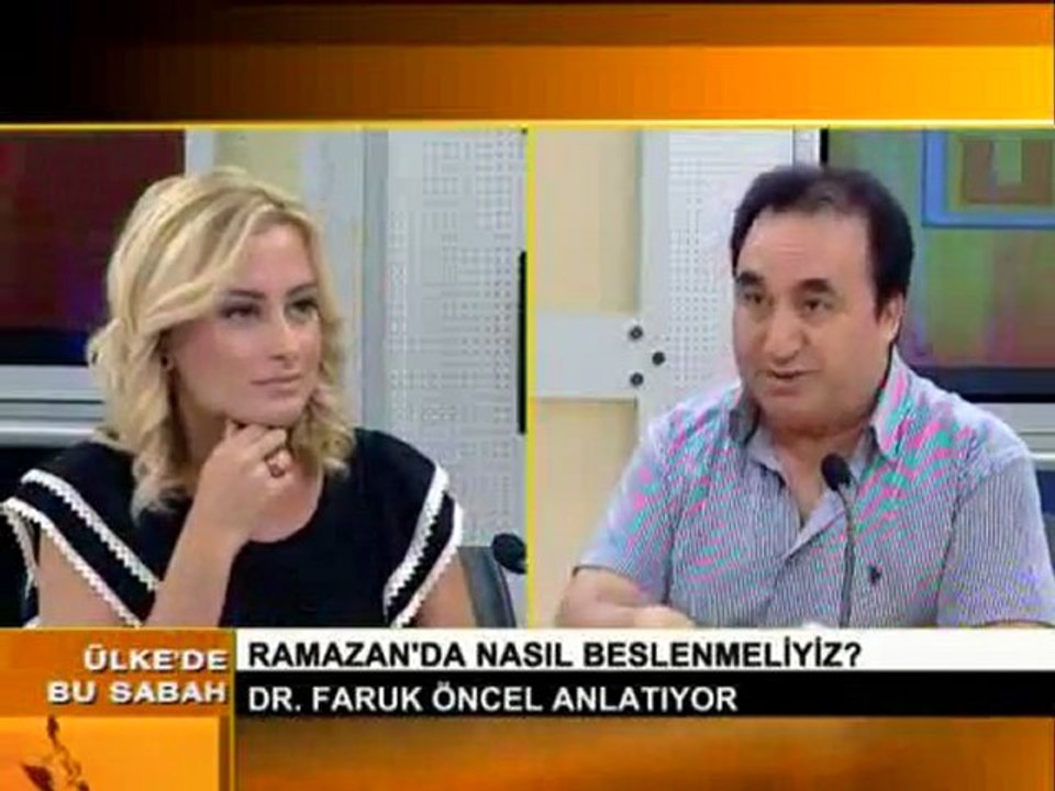 ÜLKE'DE BU SABAH -  28.07.2011  MERVE KONDAK -2-  RAMAZAN'DA BESLENME ALIŞKANLIKLARI - FARUK ÖNCEL