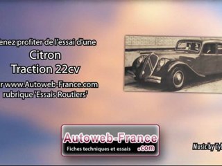Essai Citroën Traction 22cv - Autoweb-France