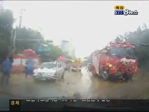 Corée du Sud : le bilan des intempéries s'alourdit