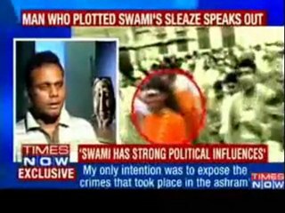 Man who plotted Swami Nityananda's sleaze speaks out-News-Videos-The Times of India