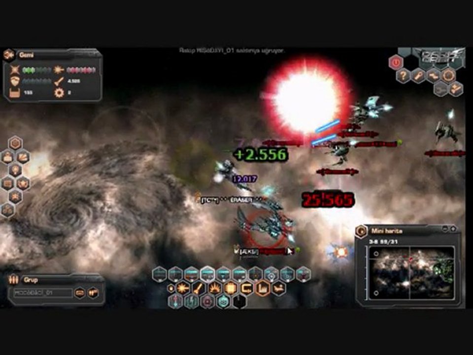 DarkOrbit TR2 - ERASER (2011) - Nostromo vs 2 Goli