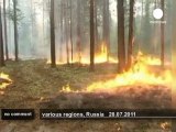 Russia hit by fast-spreading forest fires - no comment