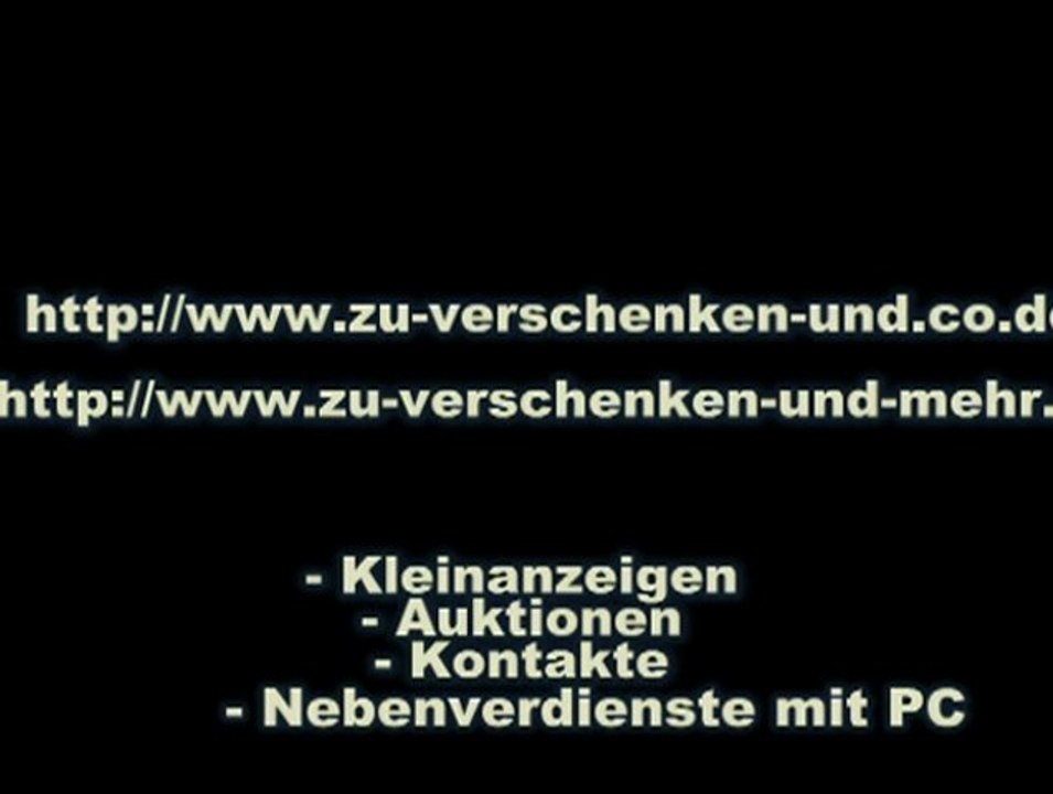 Zu verschenken und mehr