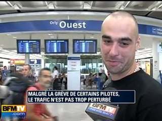 Grève des pilotes : peu de vols annulés