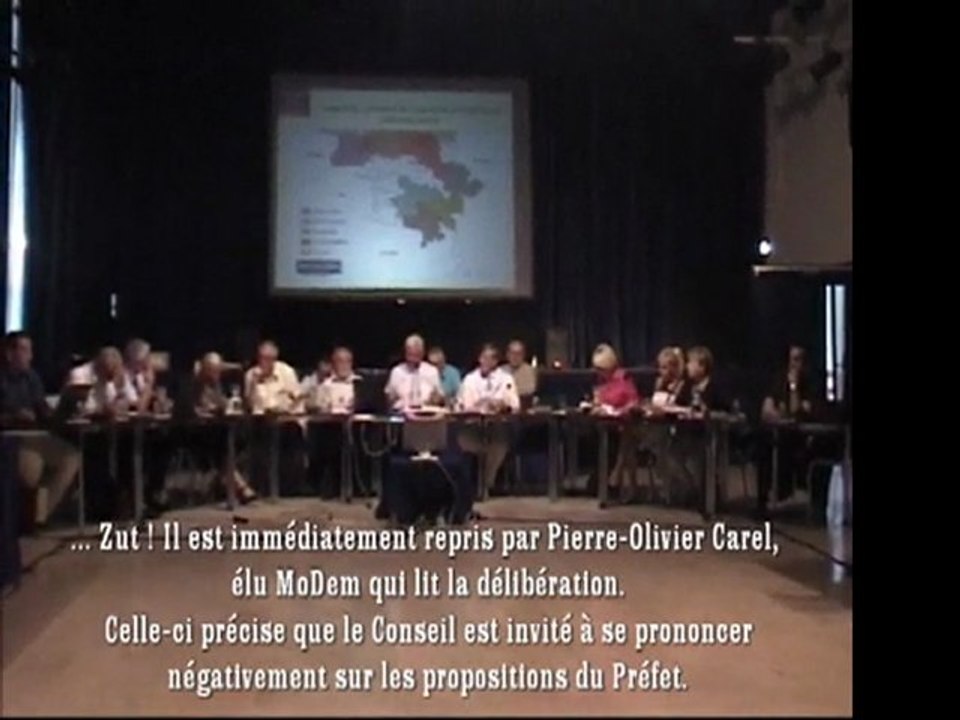 Bétisier du Conseil Municipal du 5 juillet - Vote sur un rapport du Préfet.