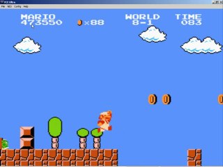 Super Mario Bros. World 8-1 Jump