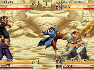 Rhythm Of Destruction Street Fighter Edition - 4 player Playthrough Stage 4