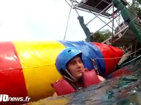 Blob Jump à la base de loisirs de Cergy Pontoise