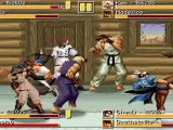 Rhythm Of Destruction Street Fighter Edition - 4 player Playthrough Stage 6 2-2