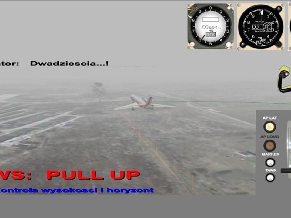 Ostatnie chwile rządowego Tu-154M