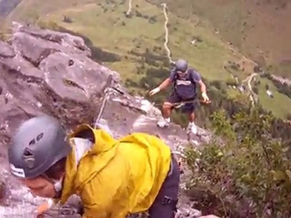 Annecy via ferrata parcours Monté Médio