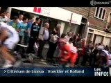 Critérium de Lisieux 2011: Voeckler et Rolland à l'arrivée!