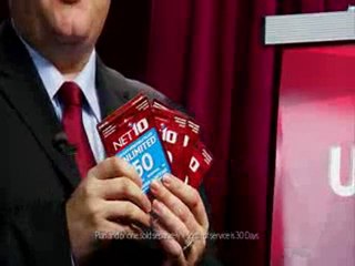 Net10 prepaid is available all over the country