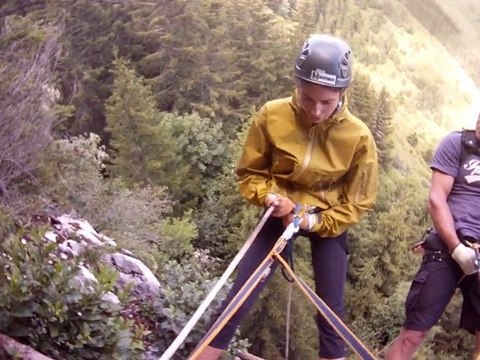 Annecy via ferrata parcours Monté Médio