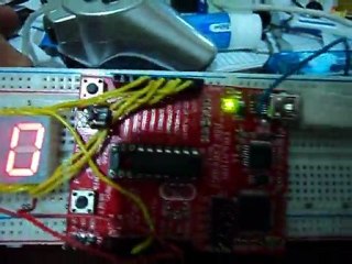 MSP430g2231 Sıcaklık Ölçümü 7 Segment Display Gösterme