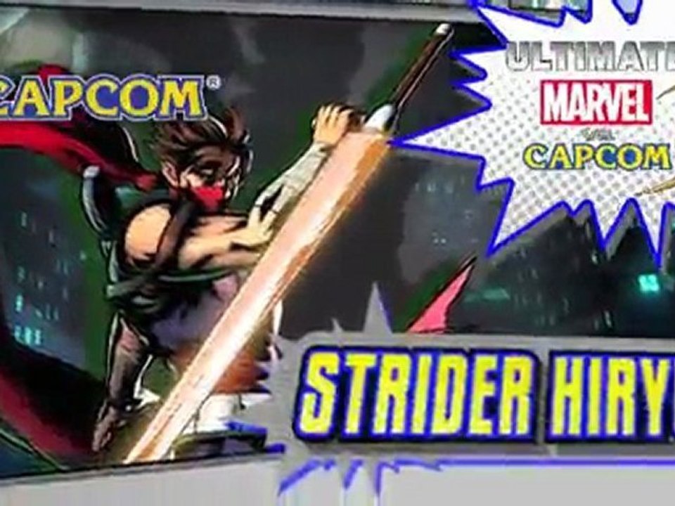 Ultimate Marvel vs Capcom 3 Strider Reveal Trailer SDCC 2011