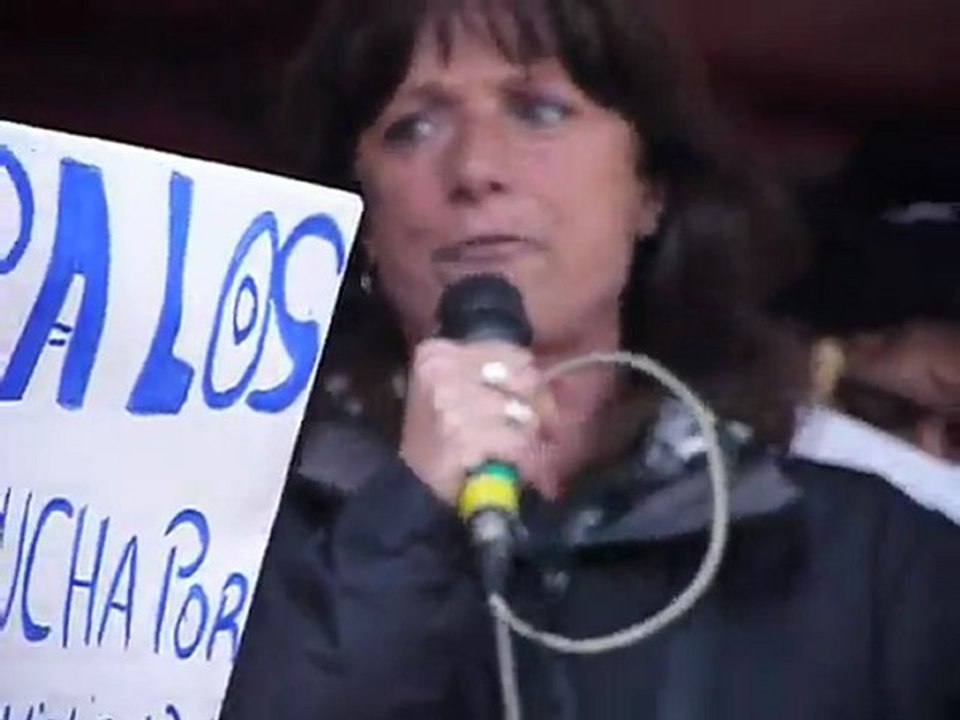 Represión y muerte en Jujuy. Movilización a Plaza de Mayo. Vilma Ripoll