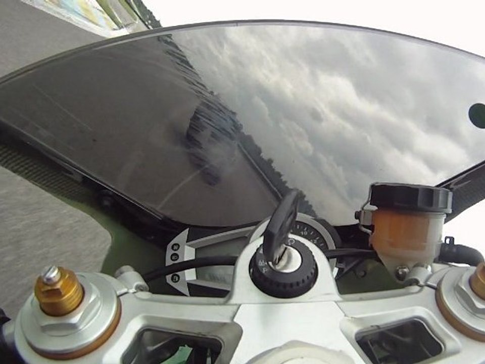 On board Alex 675 daytona @ Bresse 27/07/11