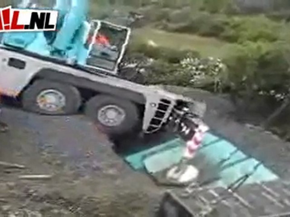 Crane ist leicht übergewichtig Fail