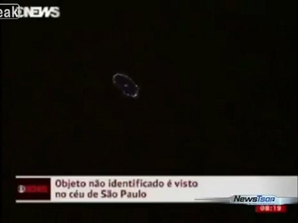 Breaking News UFO in Brasilien; Viele Zeugen