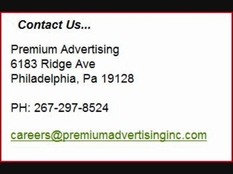 Premium Advertising Inc PA