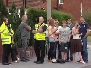 Plane crashes into UK homes