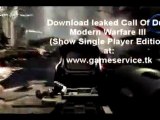 Call of Duty Modern Warfare 3 Beta (Show Edition) Single Player Torrent for free!