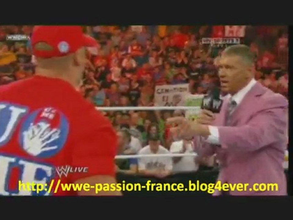 Main Event du Catch Attack Raw 29/07/11