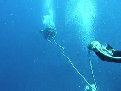 Du monde au palier du Sec du Clocher