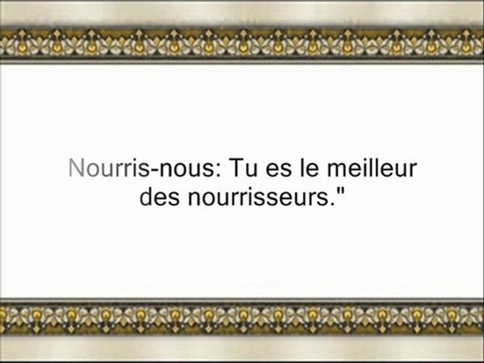 5- La Table Servie : cinquième partie